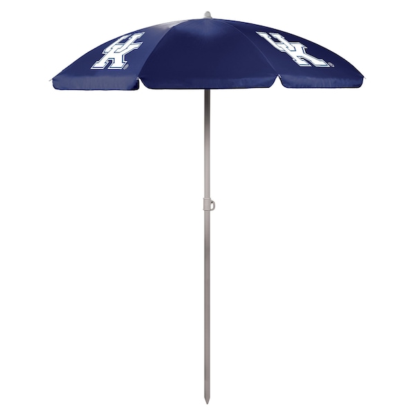 Picnic Time Family Of Brands NCAA Kentucky Wildcats Outdoor Canopy Sunshade Beach Umbrella 5.5' 822-00-138-264-0 - main