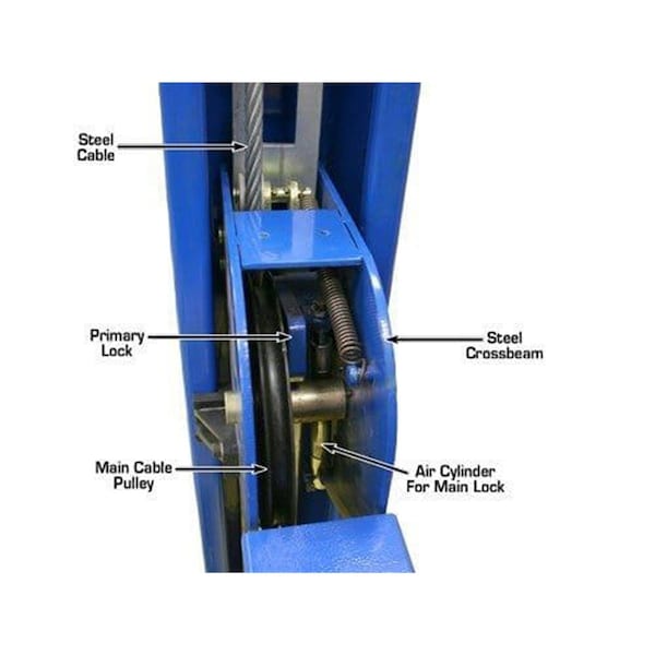 Atlas Automotive Equipment 412 12,000 Lb. 4-Post Lift + Rj6 Rolling Jacks Combo ATTD-412-COMBO - main