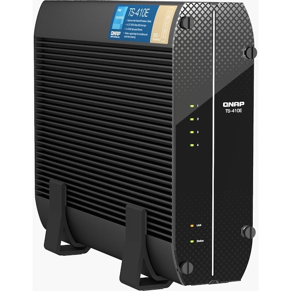 Qnap TS-410E 4-BAY FANLESS DESKTOP NAS. INTEL CELE. TS-410E-8G-US - main