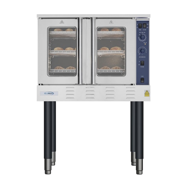 Koolmore 38 in. Full Size Single Deck Commercial Natural Gas Convection Oven 54,000 BTU KM-CCO54-NG - main