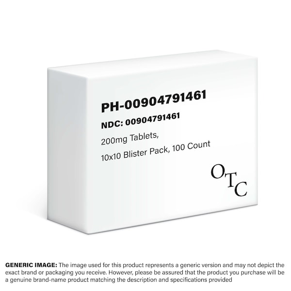 Major Pharmaceuticals Ibuprofen, 200mg, Blister Pack, 100PK 00904791461 - main