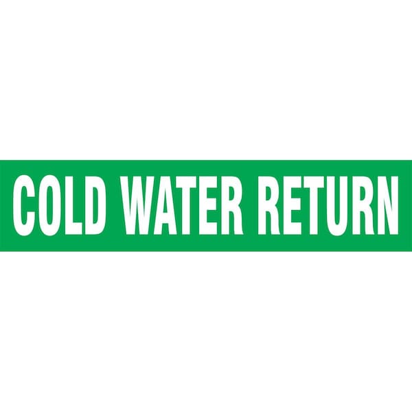 Accuform ASME ANSI PIPE MARKER COLD WATER RPK221STC - main