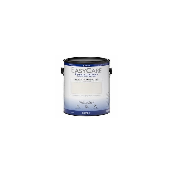 True Value Ready To Use Colors Paint & Primer, Interior Satin Acyrlic, Soft Cashmere, Gallon ECRSE-7 - main