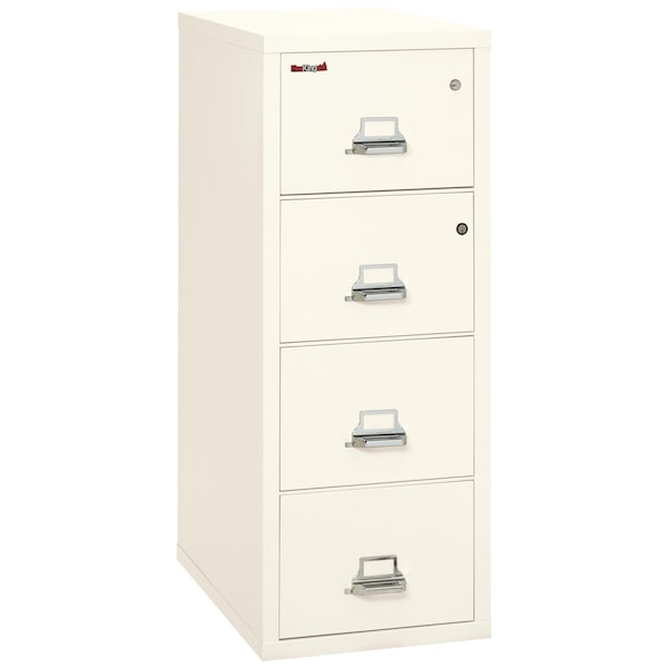 Fireking 4 Drawer, 1 Hr Fire Rated, Vertical, 31" Legal, Safe-In-A-File Ivory White 4-2131-CIWSF - main