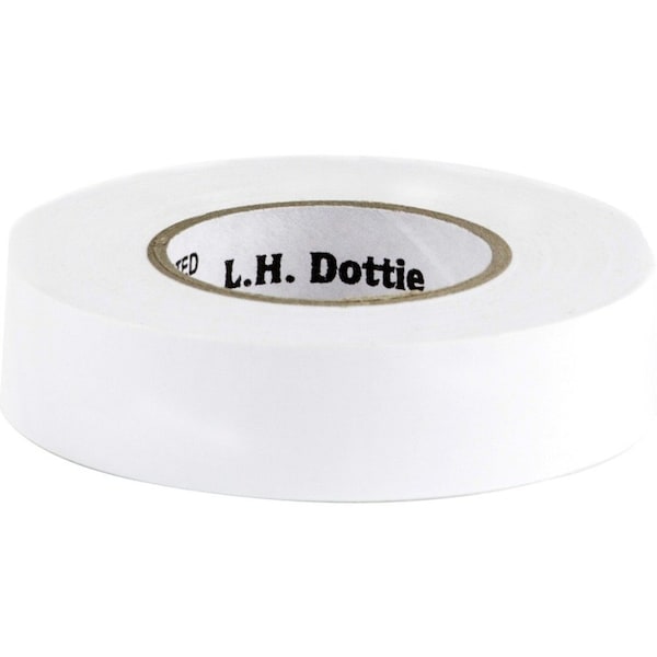 Dottie L.H. Dottie 3/4'' x 60' White Electrical Tape, 10PK 360WHT - main