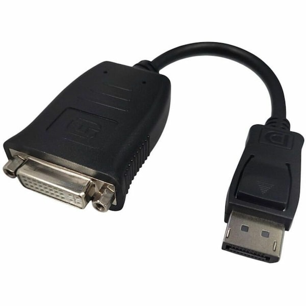 4Xem 8 in. Display Port DVI Dual Link Adapter DVI-D 24 Plus 5 Pin Converter 4XDPDVID - main