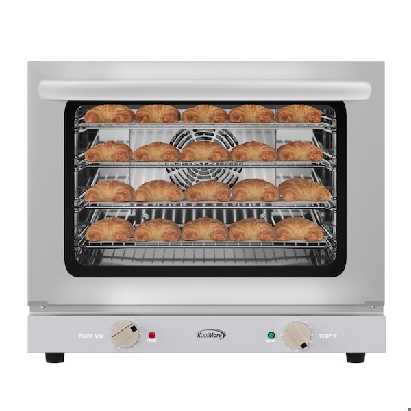Koolmore 23 in. Countertop Convection Oven for Half-Size Pans w/ 4 Racks and 2800W of Power Stainless-Steel KM-CTCO220-23 - main