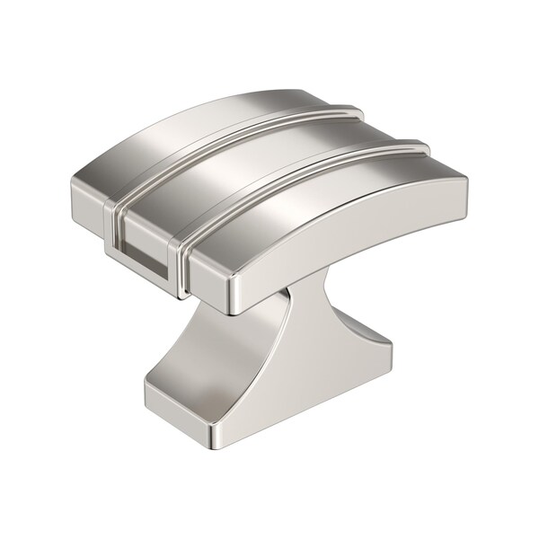 Amerock Davenport 1-1/2 inch 38mm Length Polished Nickel Cabinet Knob BP36602PN - main
