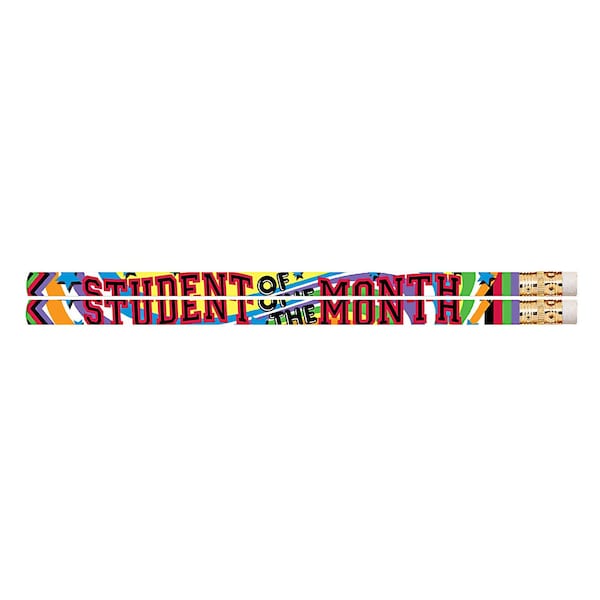 Musgrave Pencil Co Student of the Month Motivational Pencil, 144PK MUS2475G - main