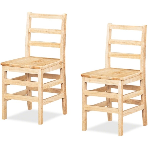 Jonti-Craft KYDZ Ladderback Chair Pair, 18 in. Height 5918JC2 - main