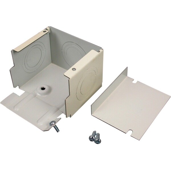 Legrand Raceway Entrance End, 3000 Series, 1 Channel, 2 in W, 2.12 in H, 4.25 in L, Gray G3010C - main