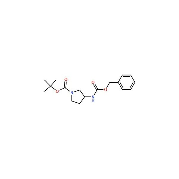 Ak Scientific 1-Boc-3-Cbz-aminopyrrolidine (100mg), CAS 325775-36-8 Z3420-100mg - main