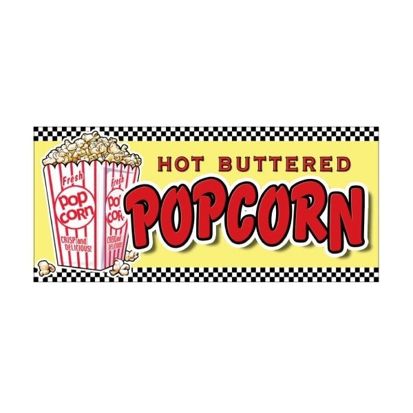 Signmission Popcorn, 8 Inch, Decal D-DC-8-Popcorn - main