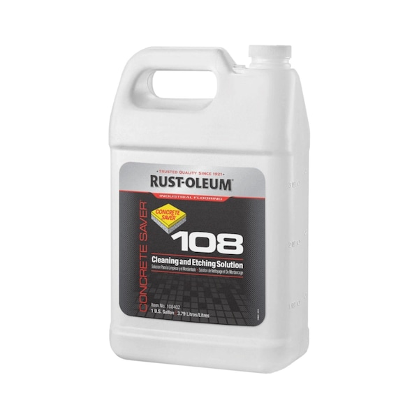 Rust-Oleum Cleaning and Etching Solution, 1 gal, Jug, Pink 108402 - main