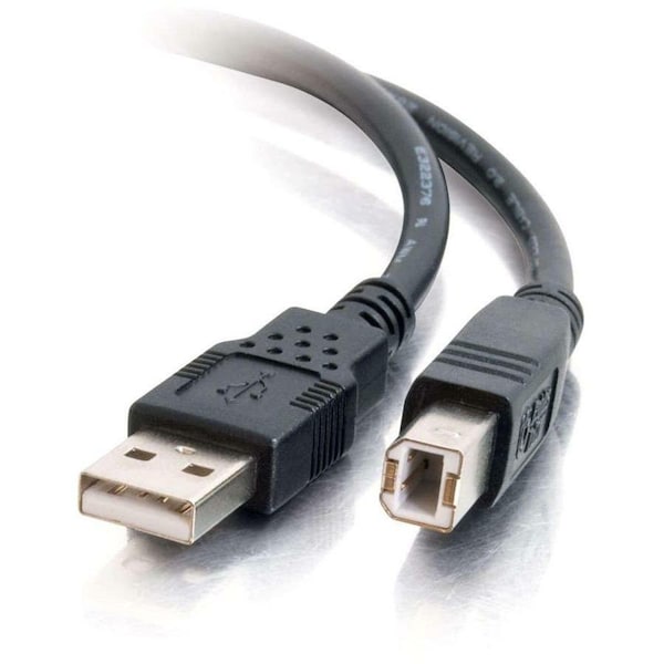 C2G C2G 5m USB 2.0 A/B Cable - Black (16.4ft) - Type A Male USB - Type B Male USB - 16.4ft - Black 28104 - main