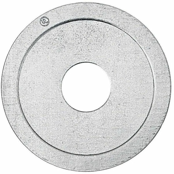Dottie Conduit Fitting Reducing Washer, 1-1/2 in x 3/4 in, Steel, Pre-Galvanized, Red RW52 - main