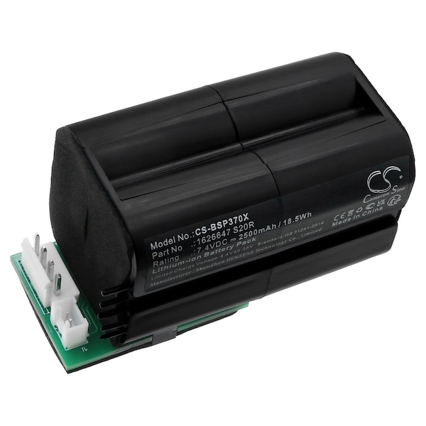 Ilc Replacement Vacuum Cleaner Battery, 7.4V, 2500mAh BISSELL P3812 2.5AH BATTERY - main