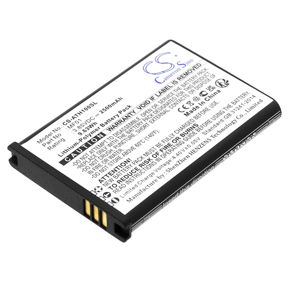 Ilc Replacement Mobile Hotspot Battery, 3.85V, 2500mAh ABSOLUTE BATTERY MF01 BATTERY - main
