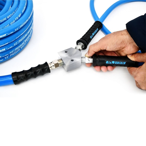 Blu Shield U-BLoX 3812 - High-Pressure 3/8in. & 1/2in. NPT Connection Kit, 6,000 PSI TTPW3806-UB3812 - main