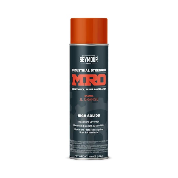 Seymour Of Sycamore MRO Industrial Spray Paint, JL Orange 620-1436 - main