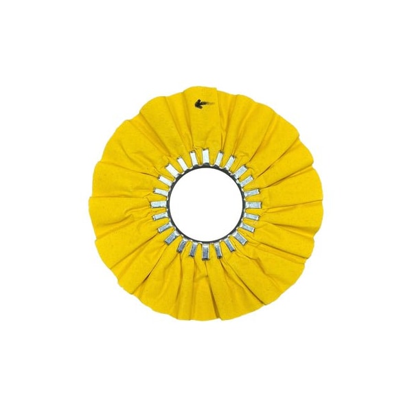 Renegade Products Usa Airway Buffing Wheels, 9 Inch, Yellow, No Center Plate FAW9X3N2-16P86YT - main
