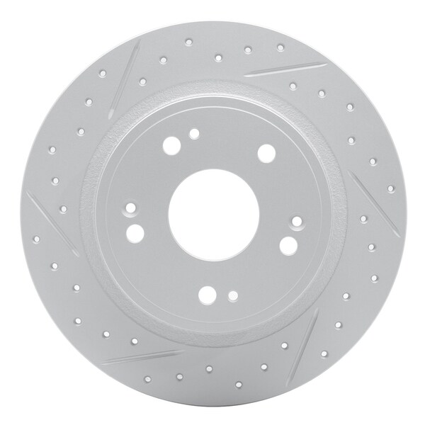 Dynamic Friction Co DFC Geoperformance Rotor - Drilled and Slotted 830-59032L - main
