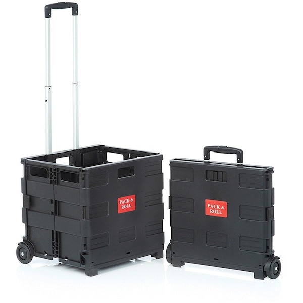 Seco Black Collaspible Trolley/Crate ZY-LC-BKNEW - main