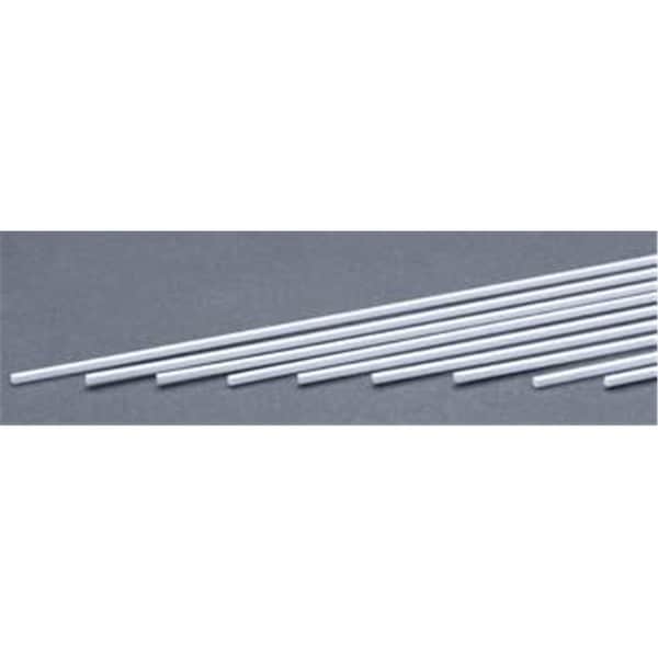 Evergreen 0.08 x 0.08 in. Styrene Strips Railroad Scratch Building Supply, White EVG164 - main