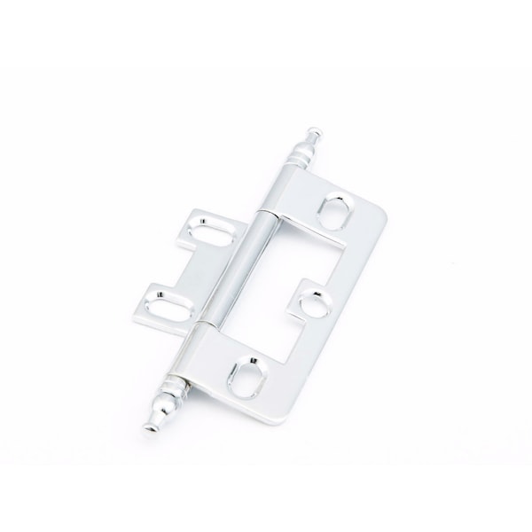 Schaub Minaret Tip Non-Mortise Cabinet Hinge Polished Chrome Finish 1100M-26 - main