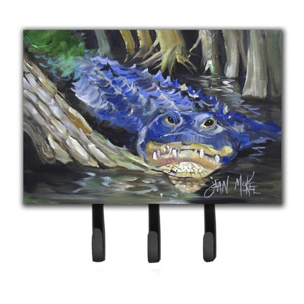 Carolines Treasures Blue Alligator Leash and Key Holder JMK1135TH68 - main