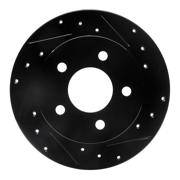 Dynamic Friction Co DFC Brake Rotor - Drilled and Slotted - Black 633-54034R - main
