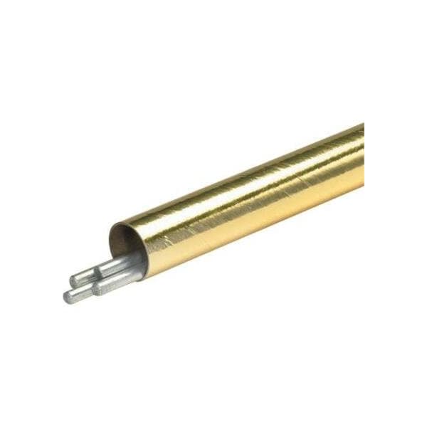 Partners Brand Mailing Tubes with Caps, 2" x 18", Gold, PK50 P2018GO - main
