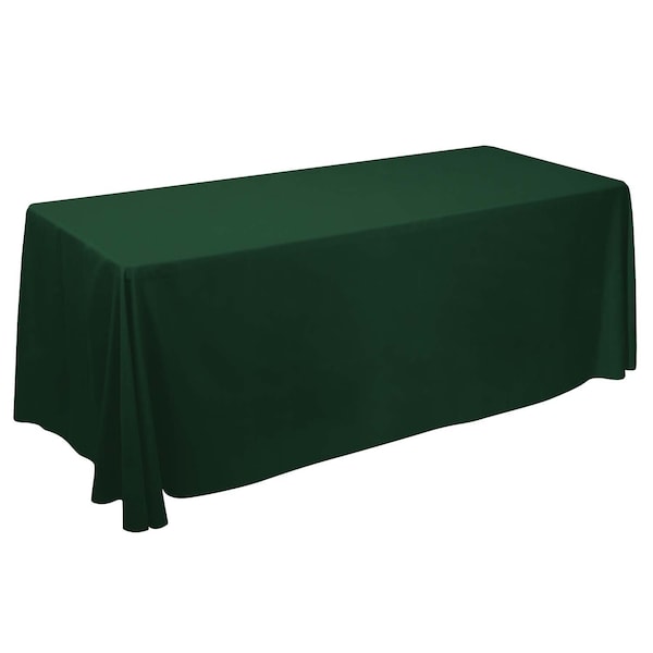 Showdown Displays 6 Ft Value Lite Table Throw - Hunter Green 116001-HUNT - main