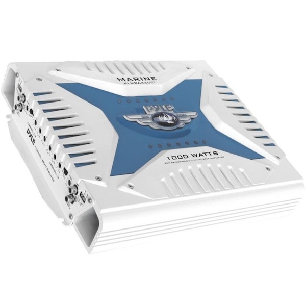 Pyle 1000 W 4-Ch Marine B.T Amplifier PLMRA430BT - main