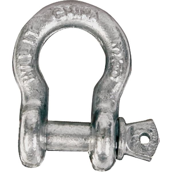 Koch Industries Anchor Shackle, 9500 lb Working Load, Carbon Steel, Galvanized 081503/MC652G - main