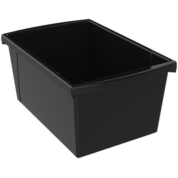 Storex Medium Classroom Storage Bin, Black 61429U06C - main