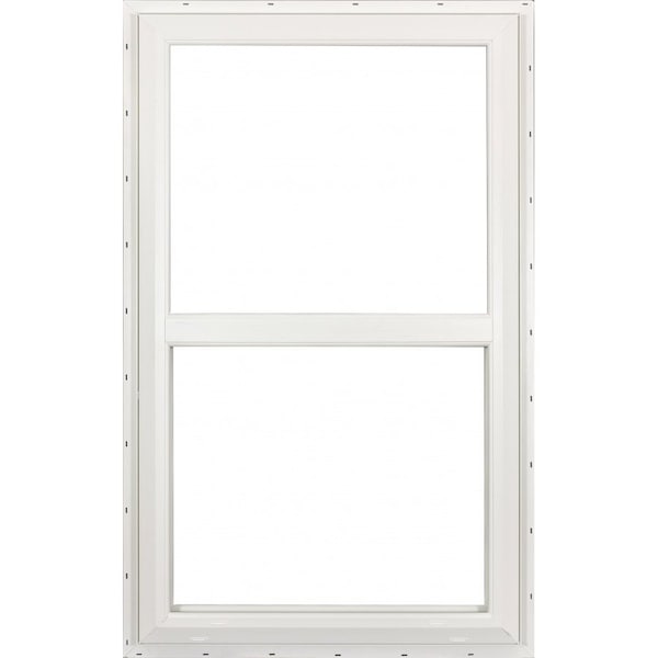 Factory 2U Windows Single Hung Impact Window 24in x 36in, White Vinyl, LowE Laminated Glass Argon Fill 803994 - main