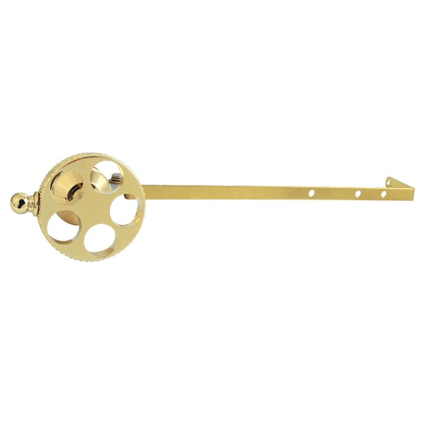 Kingston Brass Universal Front or Side Mount Toilet Tank Lever with Knurled Handle, Polished Brass KTRKXD2 - main