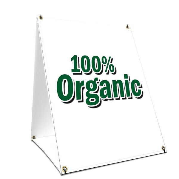 Signmission Organic, 36 Inch x 24 Inch A-frame Yard Sign, Plastic Sign SBC-2436-Organic - main
