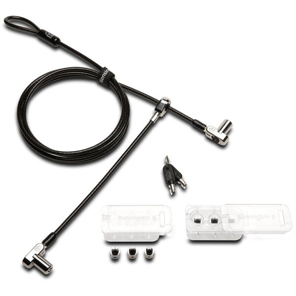 Kensington Universal 3-in-1 Keyed Cable Lock - Twin Lockheads K63380WW - main