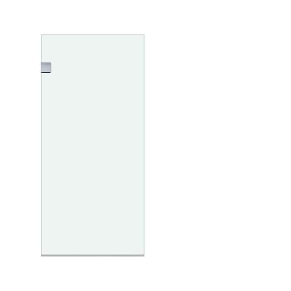 Fab Glass And Mirror Frameless Fixed Glass Shower Panel, SGCC Certified 3/8in Tempered Safety, R MSD1-24-76CH - main