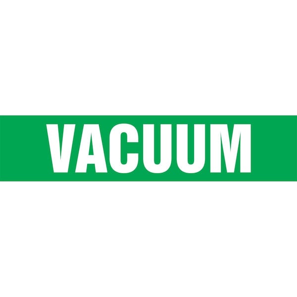 Accuform ASME ANSI PIPE MARKER VACUUM RPK719STB - main