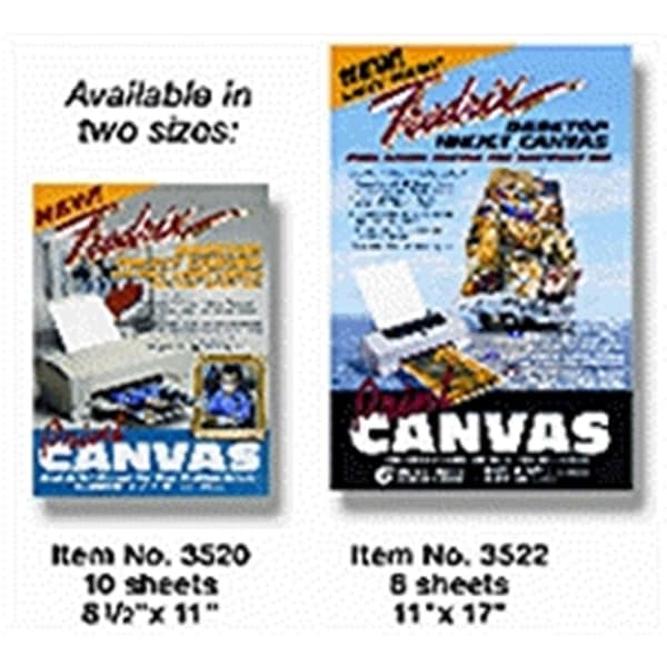Fredrix Inkjet Canvas 11 X 17 In.- 10 Sheet 3522IJ - main