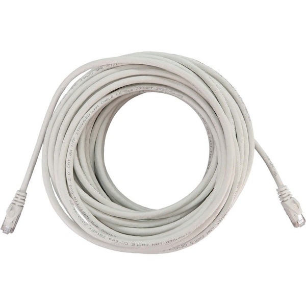 Eaton Tripp Lite Series Cat6a 10G Snagless Molded UTP Ethernet Cable RJ45 M/M, PoE, White, 100 ft. N261-100-WH - main