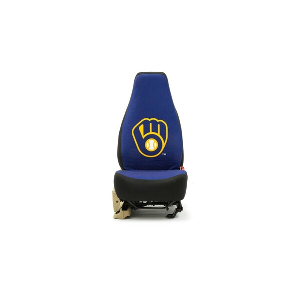 Coverking UNIVERSAL SEAT COVER ULTI-SUEDE WITH MILWAUKEE BREWERS LOGO H2Z4NQ - main