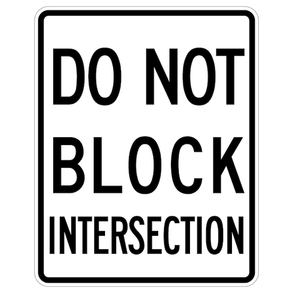 Sign Solutions Usa Traffic Sign, 24 in Width, Aluminum Sign, Vertical Rectangle DUS06DWT2430R10-7 - main