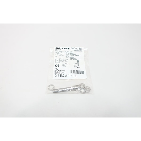 Balluff INDUCTIVE PROXIMITY SENSOR BES01PF BES M08EH-PSC15B-S04G - main