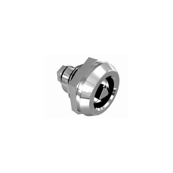 Southco Quarter-Turn Cam Latch, 7 mm Triangle Recess, Without Cam, Sealed Zinc Alloy, Chrome Plated E5-6-022-UU1 - main