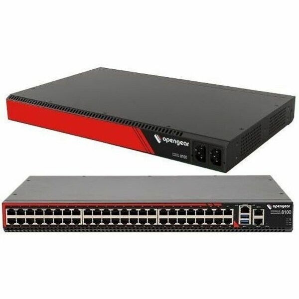 Opengear 48 SERIAL STRAIGHT PINOUT, 2X 1GBE, ARM 1.6GHZ 2-CORE 2GB MEM 32GB FLASH TPM 2.0 CM8148 - main
