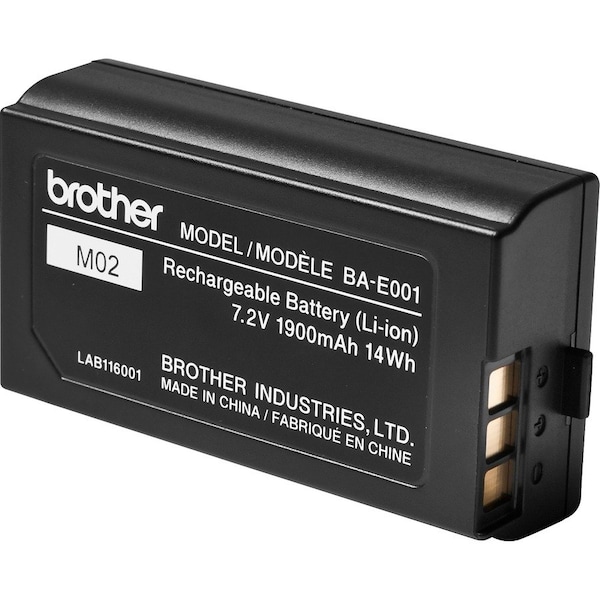 Brother Battery Pack, Li-Ion, 1,850 mAh BAE001 - main